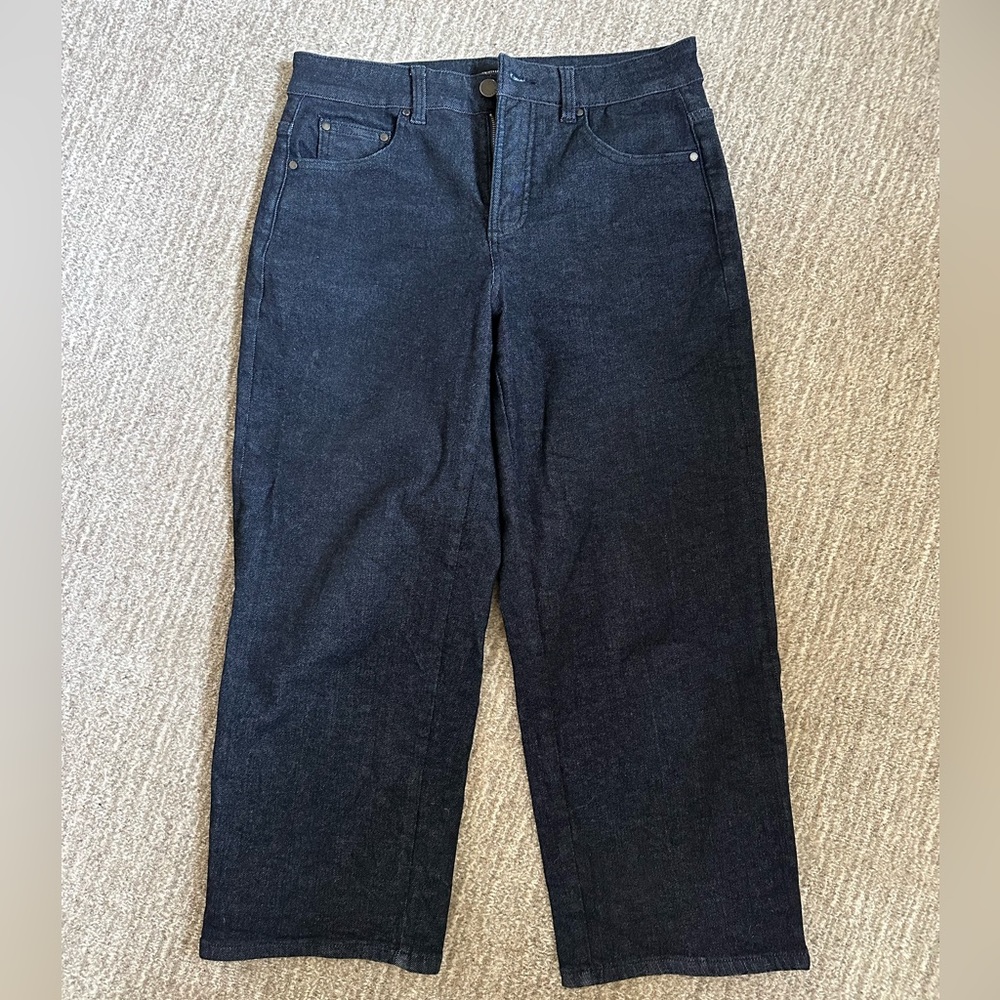 Universal Standard Carrie High Rise Wide Leg dark indigo size 6 / 2xs